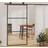 vidaXL - Skydedør Klart glas (102x205cm)