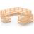 vidaXL 3075804 Loungeset, Bord inkl. 9 Soffor