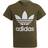 Adidas Kid's Adicolor Trefoil T-Shirt - Focus Olive/White (HC1984)