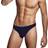 Doreanse Men Basic G-String Thong - Navy-2