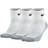 NIKE Everyday Max Cushioned Training Ankle Socks 3-pack - White/Wolf Grey/Black