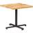 vidaXL Bistro Natural Dining Table 80x80cm