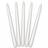 PartyDeco Stearinlys Perlehvid Metallic 24 cm