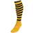 Precision Pro Hooped Football Socks Kids - Gold/Black