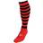 Precision Pro Hooped Football Socks Kids - Red/Black