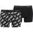 Puma Men's Logo All-Over-Print Boxer Shorts 2-pack - Black