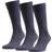 Amanda Christensen True Combed Cotton Socks 3-pack - Anthracite