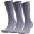 Amanda Christensen True Combed Cotton Socks 3-pack - Grey