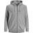 Jack & Jones Grote Capuchon Met Rits Basic Gris