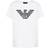 Emporio Armani Pima Jersey T-shirt with Logo - White (8N4TN5)