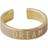 Design Letters Word Candy Ring - Gold/Beige