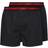 HUGO BOSS Cotton Logo Waistband Boxer Shorts 2-pack - Black