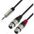 Adam Hall 3.5mm-2XLR M-F 3m