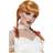 Smiffys Porcelain Doll Wig Auburn