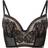 Gossard Encore Padded Longline Bra - Black/Nude