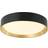 Lindby Kambia Black/Gold Ceiling Flush Light ∅ 55cm