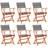 vidaXL 3086964 6-pack Havestol