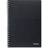 Burde Spiralblock A6 Black Kartong