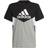 adidas Colorblock T-shirt - Black/Medium Grey Heather/Dark Grey Heather (HA4025)