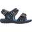 Hush Puppies Kid's Mario Quarter Strap Sandal - Black