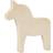 Creativ Company Hest, H: 13 cm, B: 12 cm, 1 stk