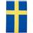 Hisab Joker Party Decorations Swedish Flag 90x60cm