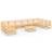 vidaXL 3076274 Loungeset, 1 Bord inkl. 10 Soffor