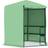 vidaXL Greenhouse with Shelves 227x223cm Rustfrit stål