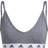 Adidas Purebare Light Support Bra - Dark Grey Heather/Black