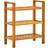 vidaXL 3 Shelves Shoe Rack 50x60cm