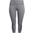 Adidas Optime TrainIcons 3-Stripes 7/8 Plus Size Tights Women - Dark Grey Heather