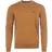 Fred Perry Classic Crew Neck Jumper - Dark Caramel