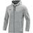 JAKO Premium Basics Hooded Jacket Unisex - Light Grey Melange