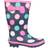 Cotswold Girl's Dotty Spotted Wellington Boots - Multicoloured