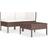 vidaXL 310185 Loungeset, 1 Bord inkl. 2 Soffor
