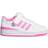 Adidas Kid's Forum Low - Cloud White/Cloud White/Screaming Pink