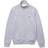 Lacoste Zippered Stand Up Collar Cotton Sweatshirt - Silver Chine