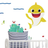 RoomMates Baby Shark Peel & Stick Giant Wall Decals