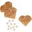 Neviti 775806 Hearts & Krafts Confetti-20 Pack Tissue Confetti, Brown Kraft, 12 x 9.5 cm