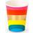 Talking Tables Foil Rainbow Disposable Cups, 250ml, Pack of 12