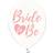 PartyDeco Gennemsigtige Bride to Be Balloner