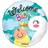Welcome folieballon Velkommen Baby Stork drenge 46 cm blå
