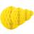 PartyDeco Gul Honeycomb 40 cm Rund