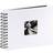 Hama 2107 Fine Art Spiralbound Photo Album, 24 x 17cm, Chalk White, 50 Black pages, 24 x 17 cm