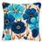 Vervaco Blue Flowers Cross Stitch Cushion, Multi-Colour