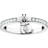 Thomas Sabo Charm Club Lock Ring - Silver/Transparent