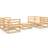 vidaXL 3075254 Loungeset, 1 Bord inkl. 4 Soffor