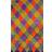 Pierre Cardin Diamond Multifärgad, Orange 160x230cm