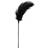 Easytoys Black Feather Tickler med stor sort fjer