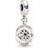 Pandora Spinning Compass Dangle Charm - Silver/Blue